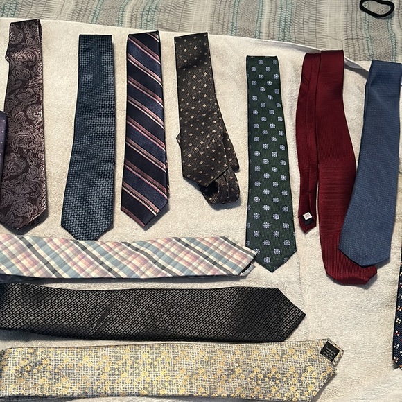 All my ties for sale in bulk. Each tie was 50 dollars. - Picture 3 of 4